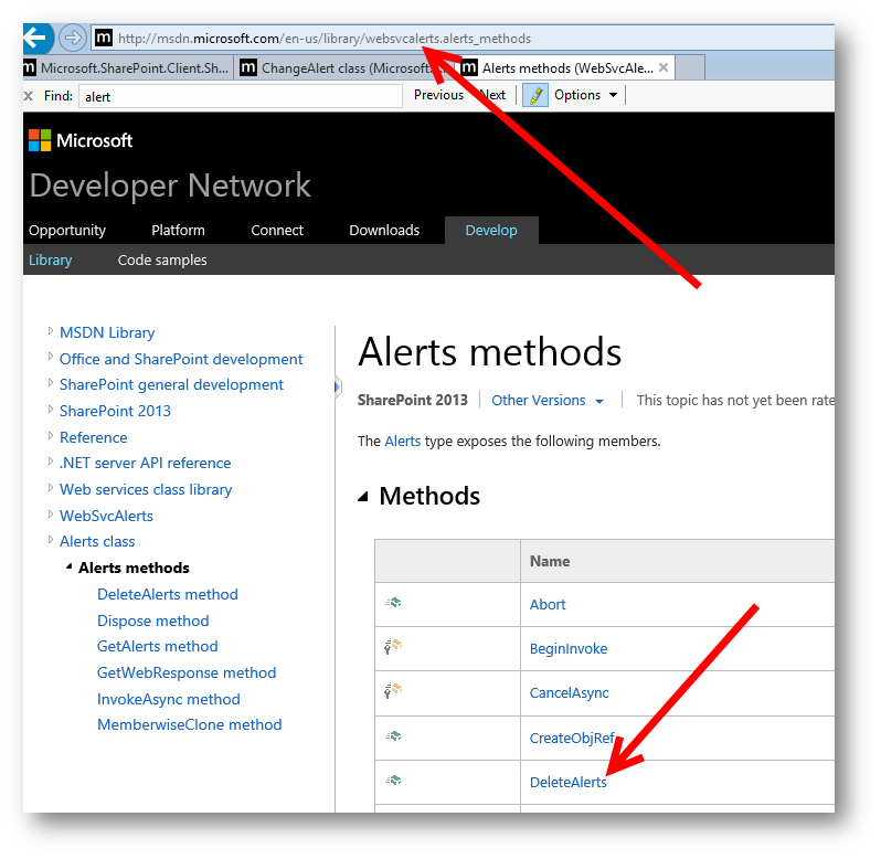 شیرپوینت 2013 – مشکل عدم پشتیبانی Client object model به هنگام ایجاد Alerts