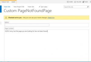 شیرپوینت 2013 –HTTP 404 (Page Not Found)
